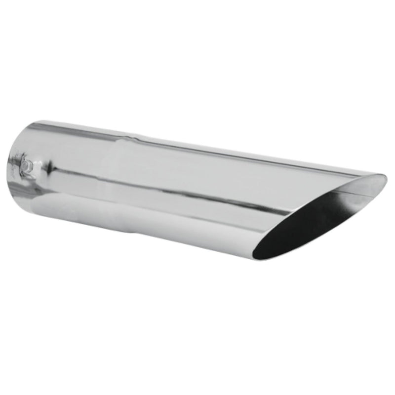 Ponteira Cromada Reta Americana 4" 4,5" 5" - Caminhão
