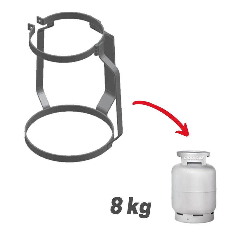 Suporte Bujão de Gás 8kg para Caminhão