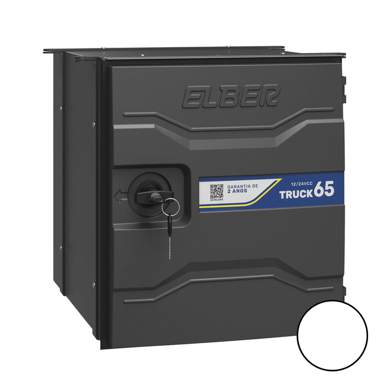 Geladeira Caminhão Externa 65L 12v 24v Elber Branca