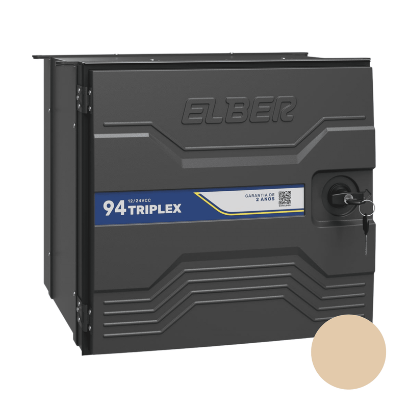 Geladeira Caminhão 94L 12v 24v Elber Externa Triplex