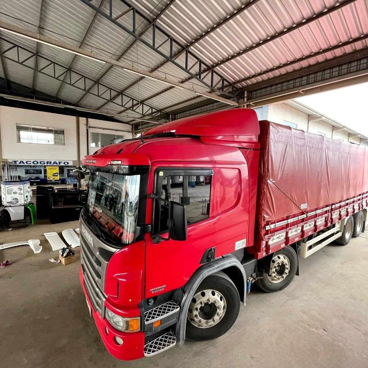 Defletor De Ar Scania Série 4 Série 5 Cabine P Lateral Estreita Completo - Rodoplast