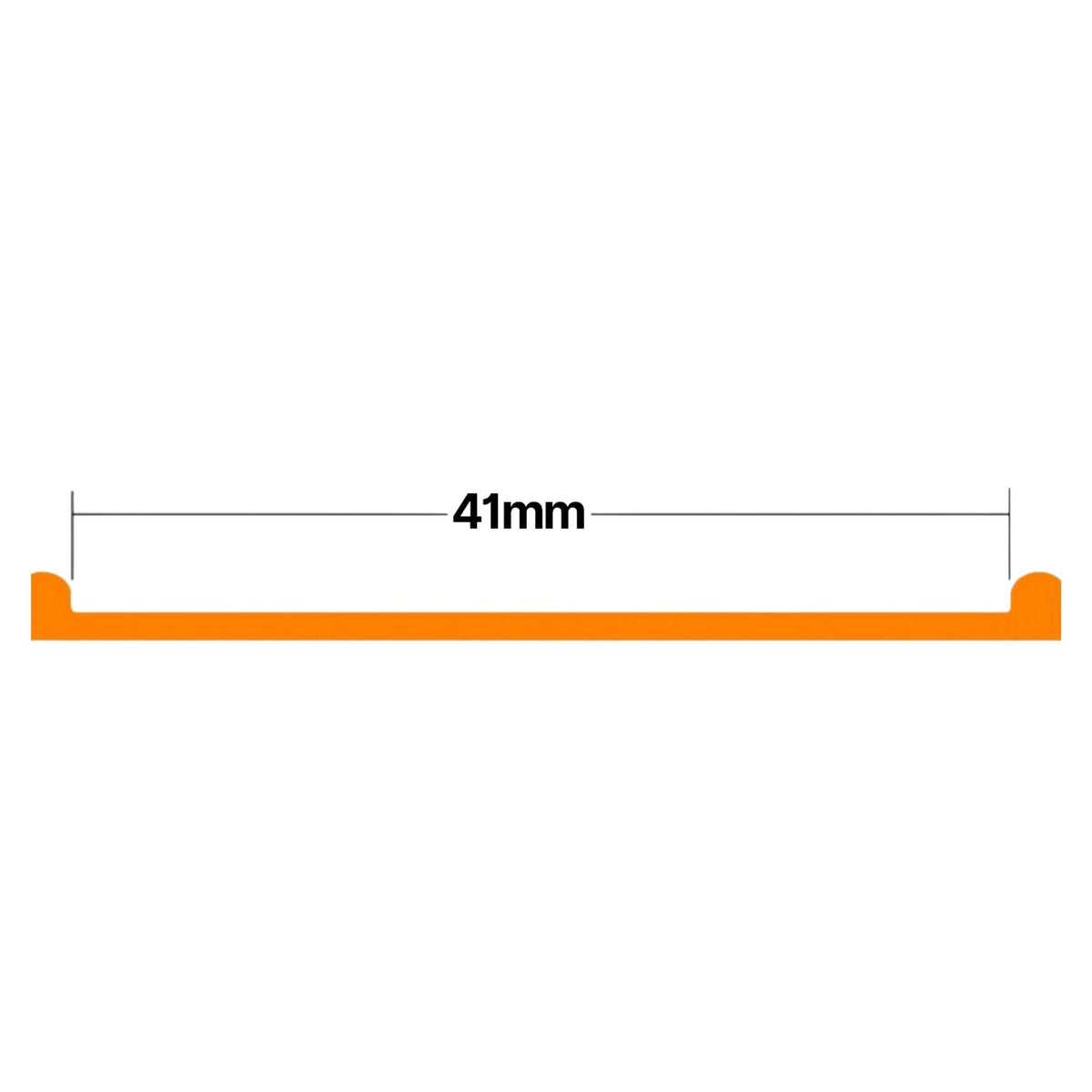 Cinta de Borracha para Tanque de Combustível – Laranja (41mm x 2 metros)