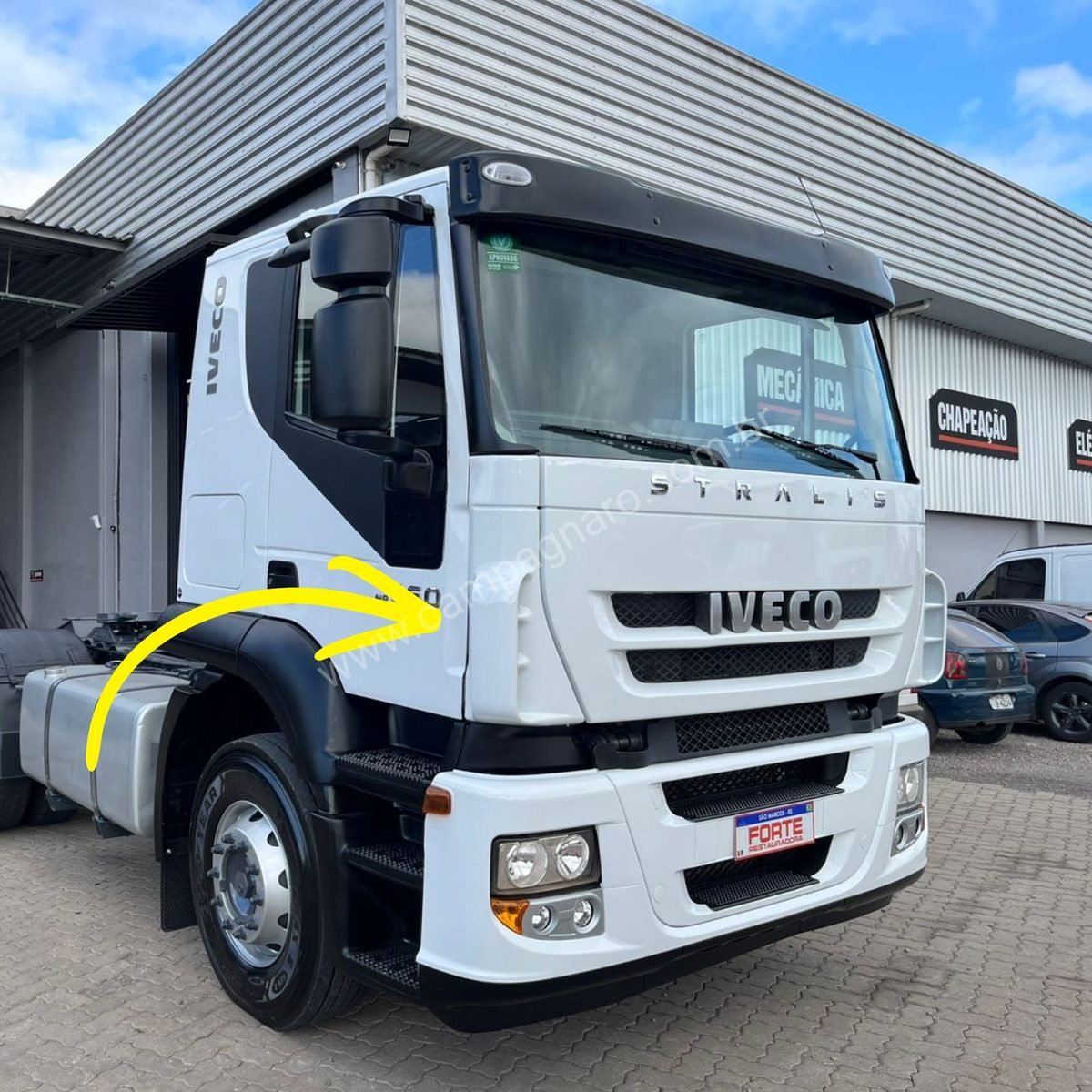 Defletor de Ar Coluna - Iveco Stralis NR / HD