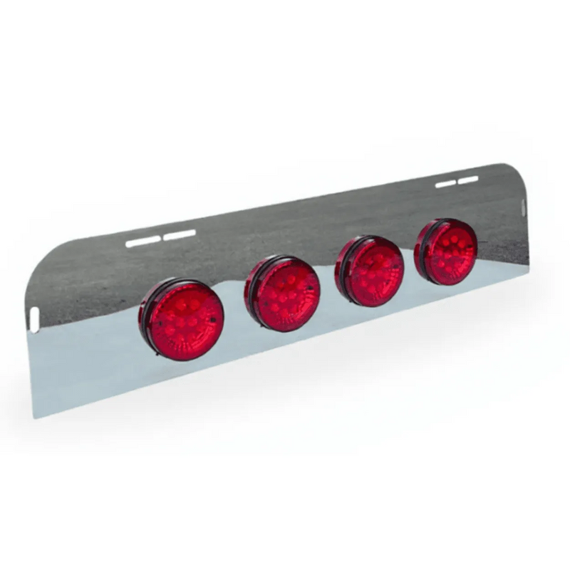 Acabamento Túnel Traseiro Volvo FH New + 4 LED 125mm