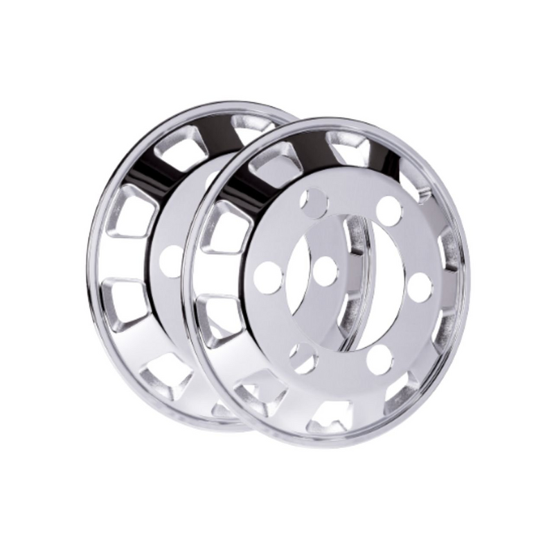 Calota Roda Dianteira Speed Truck Aro 17,5 Cubo Menor 2un