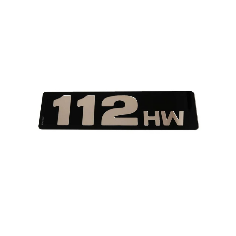 Emblema Scania T 112HW Cabine Acrílico Inox