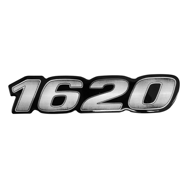 Par Emblema Mercedes-Benz 1620 Resinado BL Fibras