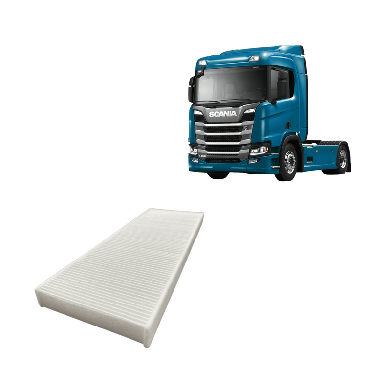 Filtro Ar Condicionado Scania NTG 2019+ Carvão Ativado