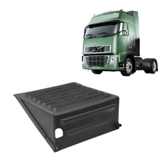 Tampa Bateria Volvo FH FM até 2014 NH com Furo Chave Geral
