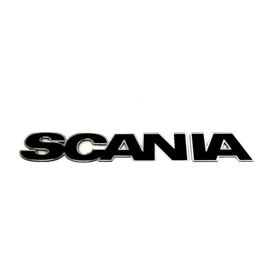 Emblema Plástico Scania Série 4 5 6 7 Com Adesivo