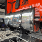 Tanque Combustível Auxiliar Inox 600L Oval Completo Caminhão