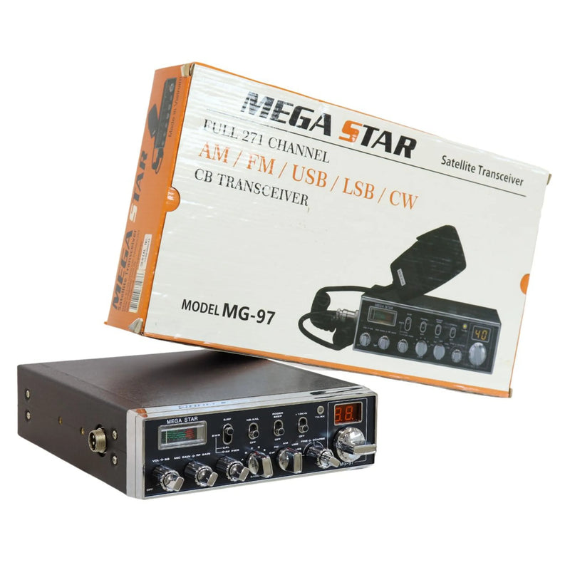 Rádio PX MegaStar MG-97 271 Canais Caminhão - Preto