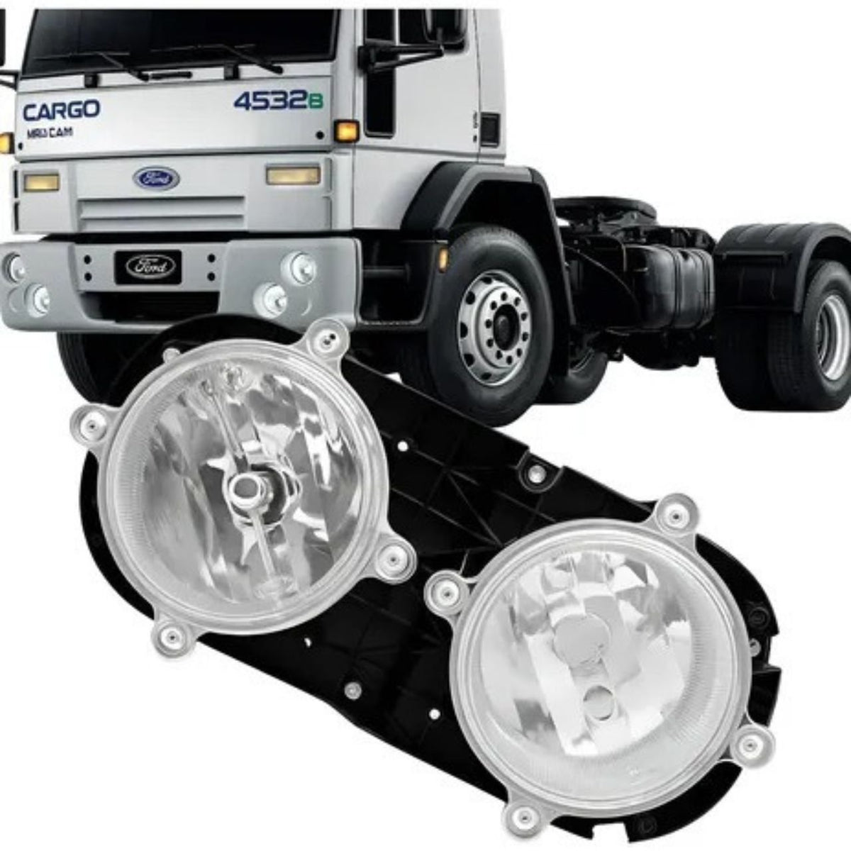 Farol Principal para Ford Cargo (2006 a 2011) - Com Soquete