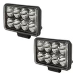 Farolete Retangular Worklight 24W 8 LEDs Bivolt Caminhão