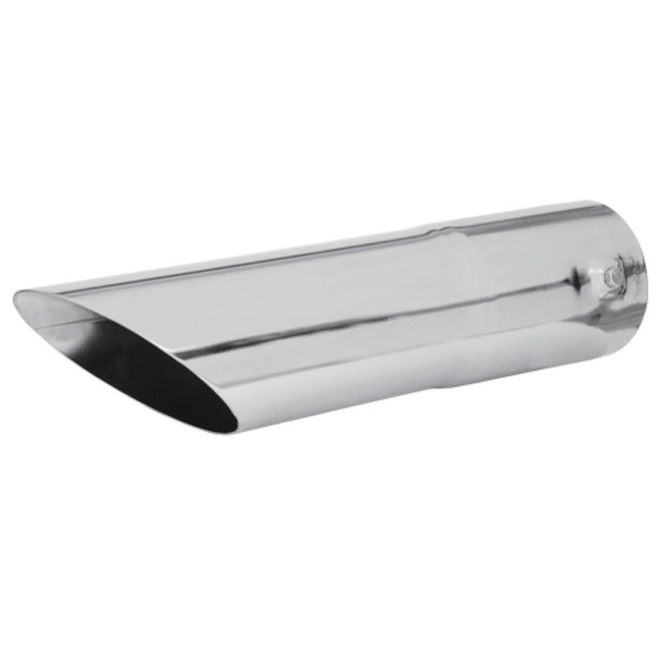 Ponteira Cromada Reta Americana 4" 4,5" 5" - Caminhão