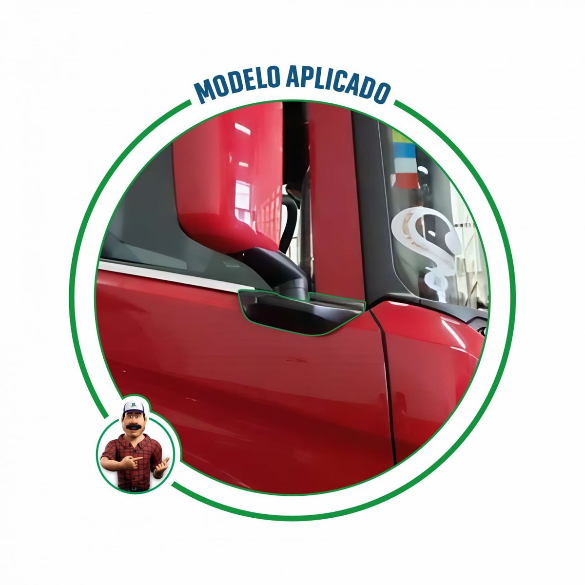 Capa Inferior do Braço do Retrovisor - Scania NTG