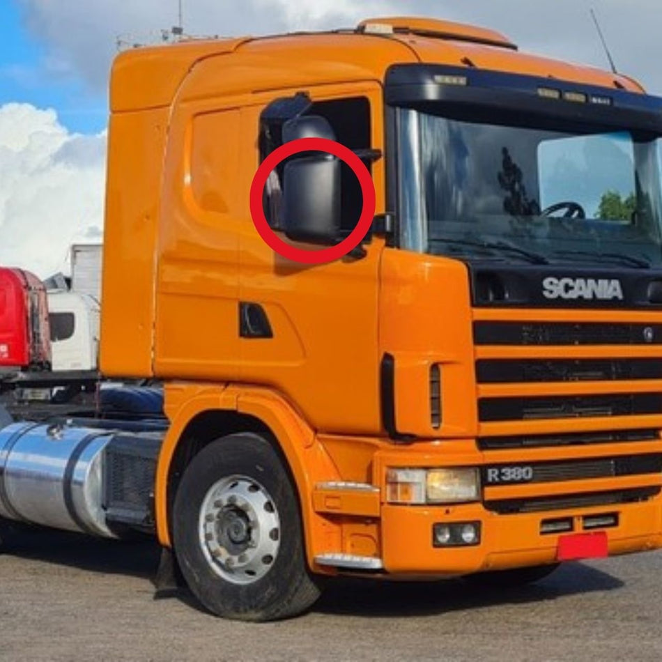 Capa Espelho Retrovisor Scania T R 114 124 c/ Auxiliar