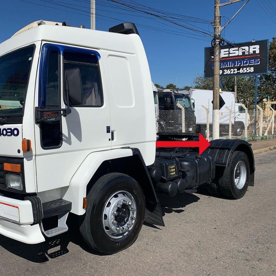 Para-lama Ford Cargo Tração Simples 2000 a 2011 Metálico