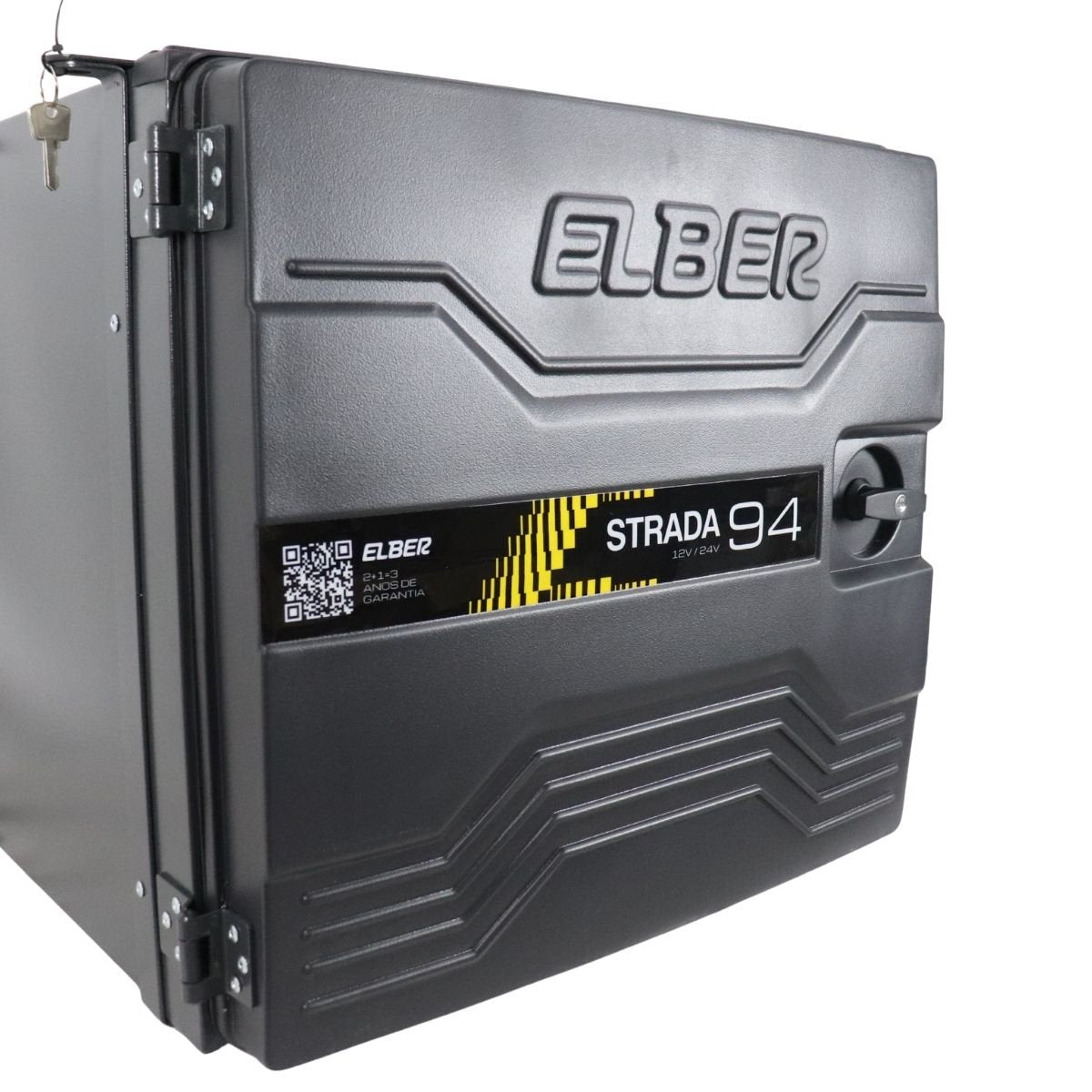 Geladeira Caminhão Externa 94 Litros Big 12v 24v Elber - Bege