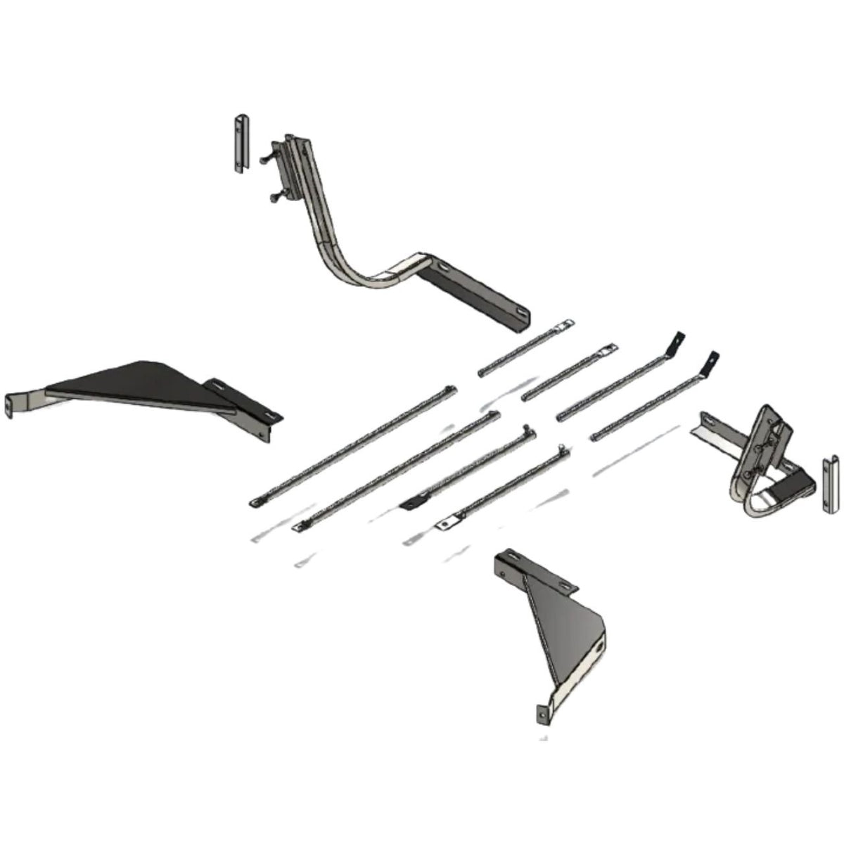 Defletor de Ar Cegonheiro Mercedes-benz Axor Cabine Baixa Sem Teto - Rodoplast