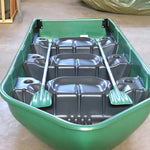 Barco Plástico 3 Lugares com 2 Remos - Suporta 240kg