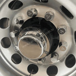 Tampa Cubo Implemento 4 Furos Pequeno Cromada ABS