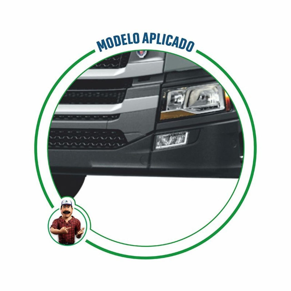 Tampa Central Para-choque Scania NTG 2019+ Baixo