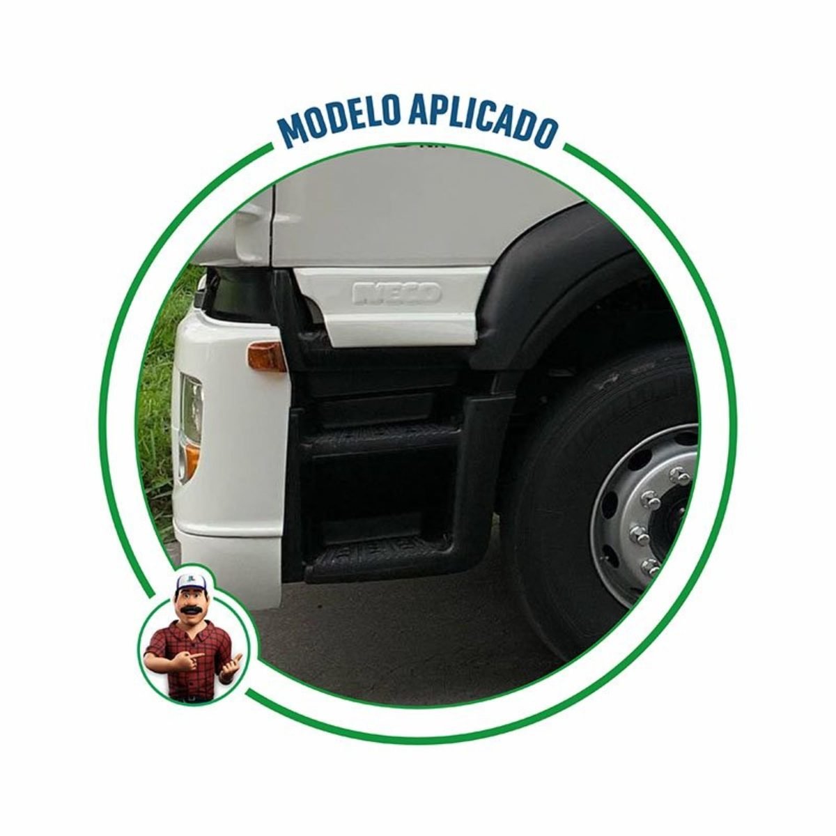 Acabamento Pisante Superior do Estribo - Iveco Stralis