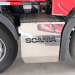 Tampa Catalisador Scania NTG Inox com Escrita Scania Amil