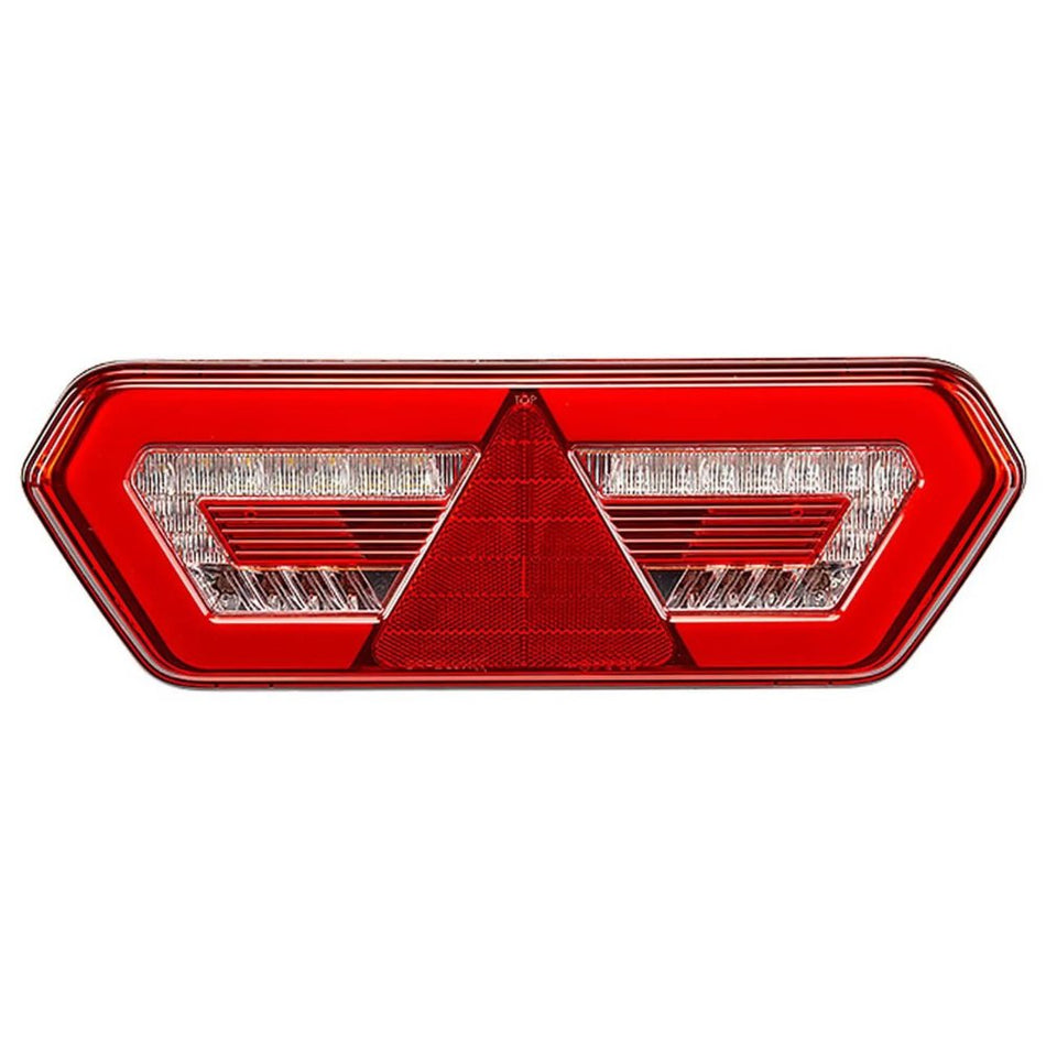 Lanterna Traseira LED 24V Diamond3 Braslux Guerra Seta Sequencial