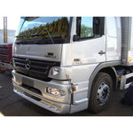 Spoiler Mercedes-Benz Atego 2008-2011 Plástico 24cm Branco