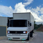 Spoiler Mercedes-Benz 709 710 18cm Plástico Branco