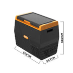 Kit Geladeira 35L Elber + Fonte 12v 24v Caminhão