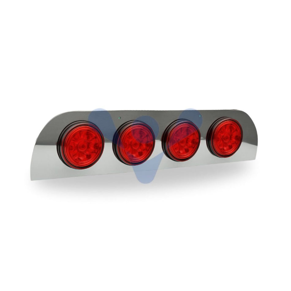 Aplique Traseiro Túnel Scania Série 5 NTG c/ 4 Lanternas 125mm