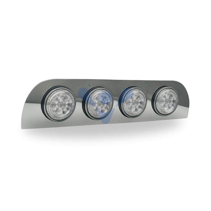 Aplique Traseiro Túnel Scania 5 NTG 4 Lanternas 125mm