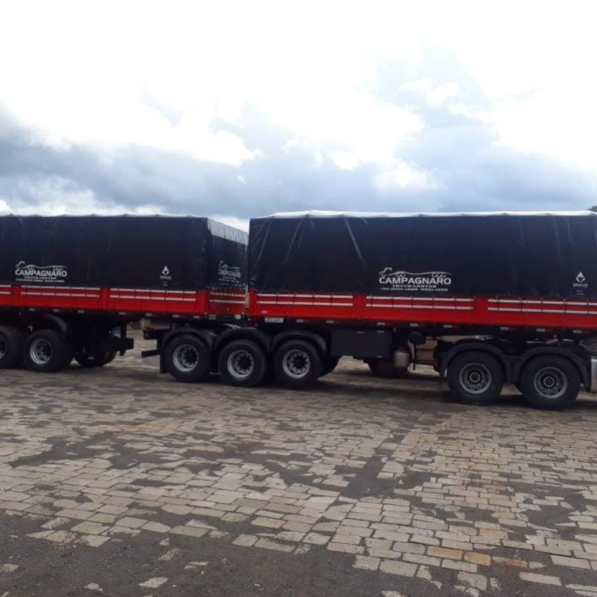 Lona de Vinil para caminhão para Bitrem 9,6 x 5,1 Metros (Impermeável)