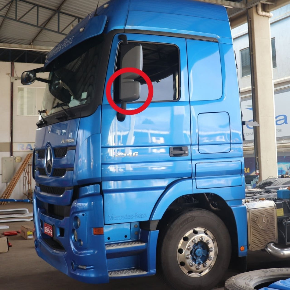 Vidro Espelho Auxiliar Mercedes Actros 2016-2020 Convexo
