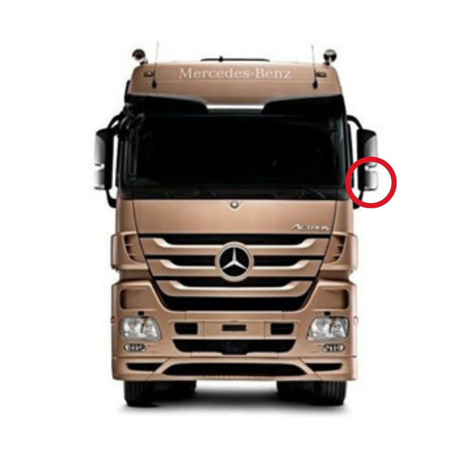 Vidro Espelho Retrovisor Auxiliar Mercedes Actros até 2015