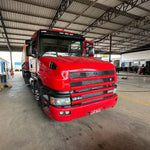 Capa Para-choque Scania T R 114 124 Fibra c/ Suportes