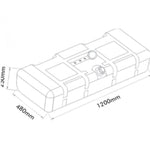 Kit Tanque Plástico Mercedes 608D 608E 708E 100L Completo