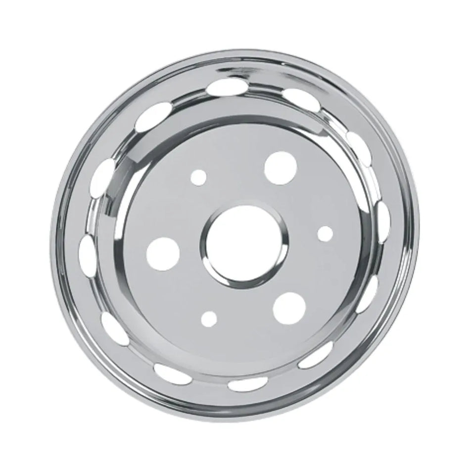 Calota Americana Dianteira Gold Mercedes Accelo Aro 17,5 - Par
