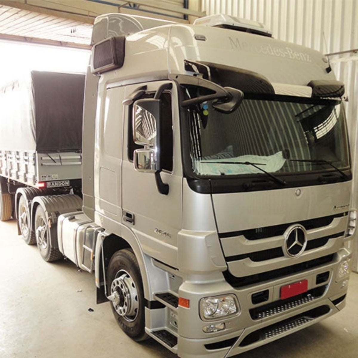 Defletor de Ar Mercedes-Benz Actros Cabine Alta Completo Com Filtro - Rodoplast