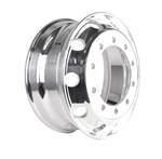 Roda Alumínio XBRI 22,5x8,25 10x335mm Forjada Polida