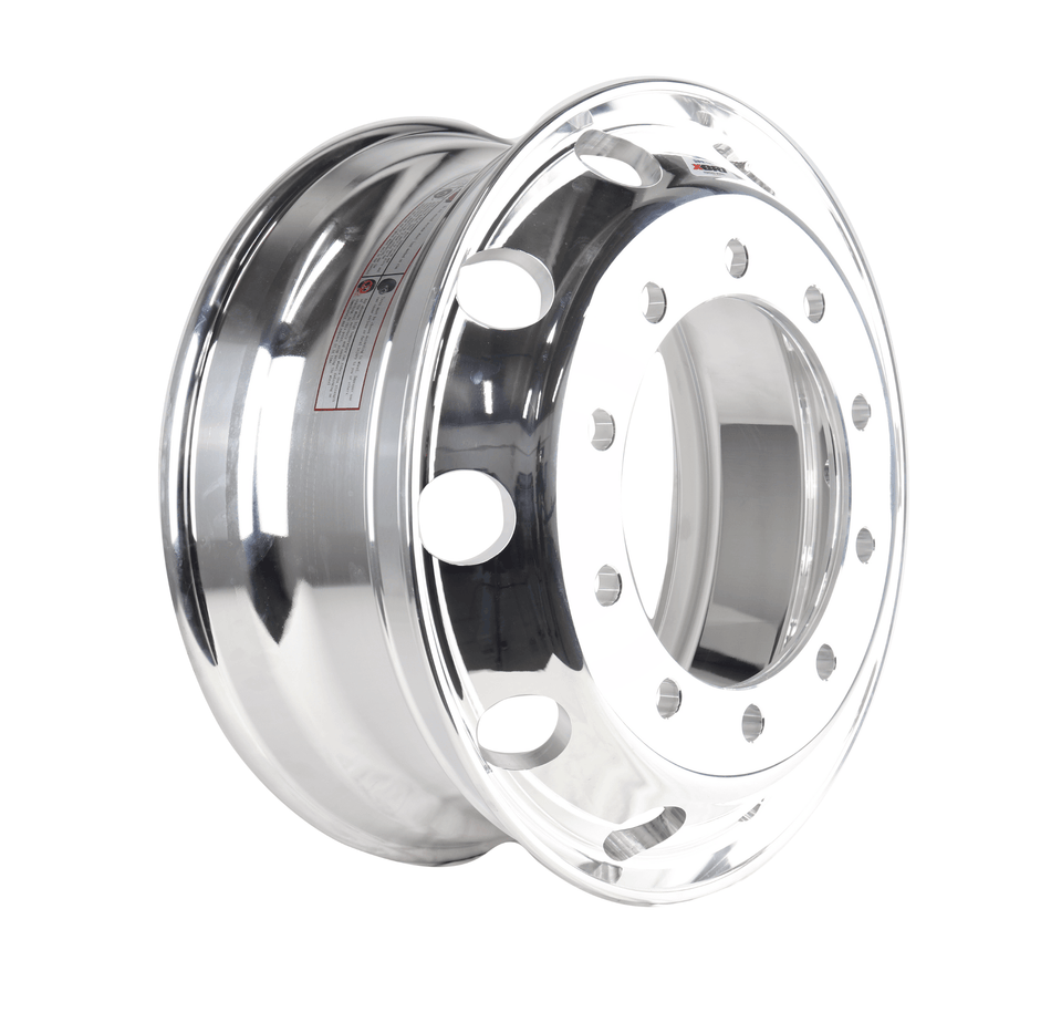 Roda Alumínio XBRI 22,5x8,25 10x335mm Forjada Polida