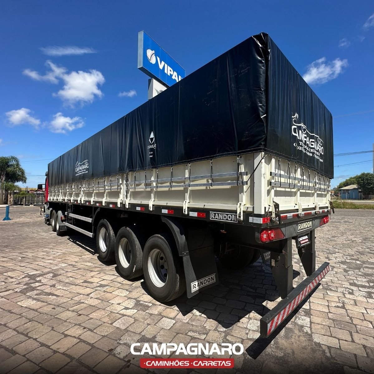 Lona de Vinil para caminhão com Bojo 12 x 5,1 Metros (Impermeável)