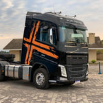Buzina Marítima Cromada 74cm 12/24V para Caminhão