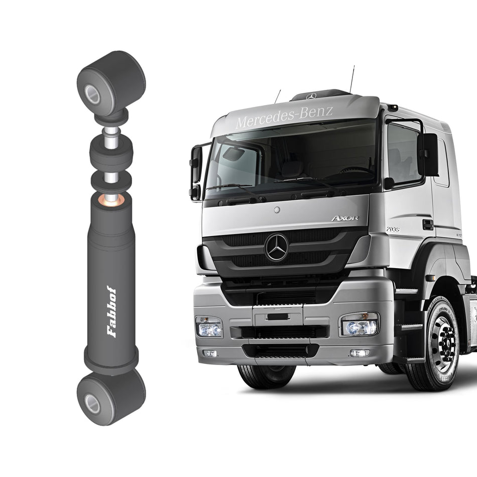 Amortecedor Cabine Mercedes Axor Traseiro Fabbof