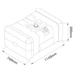 Kit Tanque Combustível 300L Mercedes 1519 1924 1932 1933