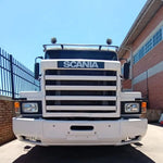 Capa Para-choque Scania 112 T Curta Fibra c/ Suportes