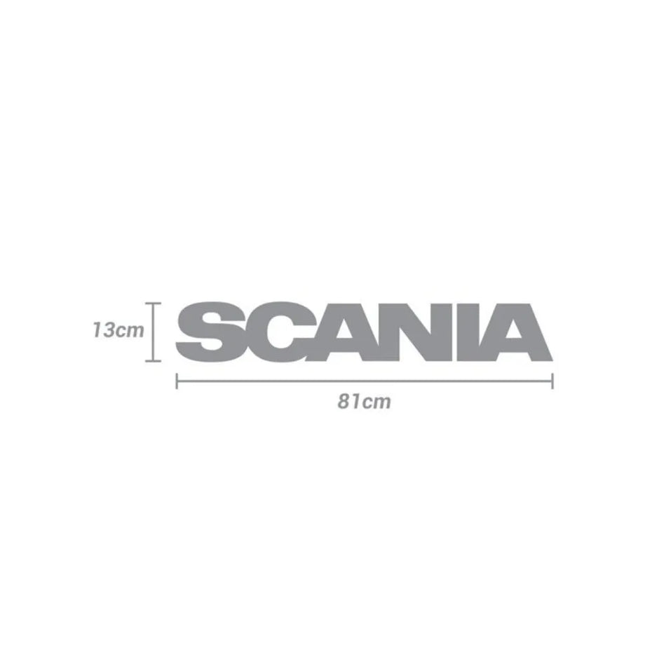 Emblema Inox Scania S5 Cabine G R Acabamento Especular